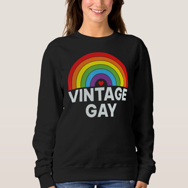 Sweatshirt Vintage Gay (Devant)