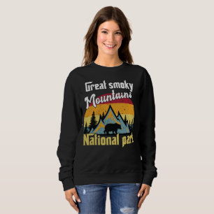Sweatshirt Vintage Great Smoky Mountains Bear Mountains