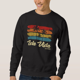 Sweatshirt Vintage Isla Vista California Palm Trees Ca Retro