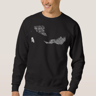Sweatshirt Vintage It's In My DNA Malaysia Outline Map Malays