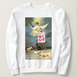 Sweatshirt Vintage Joyeux Noël Dove Holiday