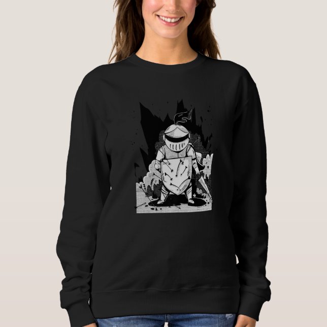 Sweatshirt Vintage Knight Medieval Renaissance Ren Faire Prem (Devant)