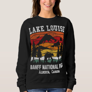 Sweatshirt Vintage Lake Louise Banff Ours du Canada Alberta
