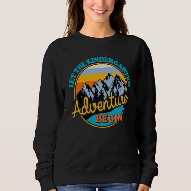 Sweatshirt Vintage L'aventure de la maternelle commence Retou (Devant)
