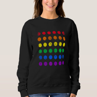 Sweatshirt Vintage LGTB Pride Flag Rainbow Flag Rainbow Color