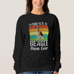 Sweatshirt Vintage Meilleur Beagle papa Joyeux Fête des pères