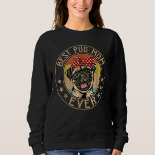 Sweatshirt Vintage Meilleur Carlin Maman toujours Chien Fête
