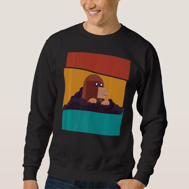 Sweatshirt Vintage migte Mole (Devant)