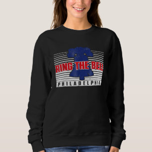 Sweatshirt Vintage Philly Bague Bell Philadelphie Baseball