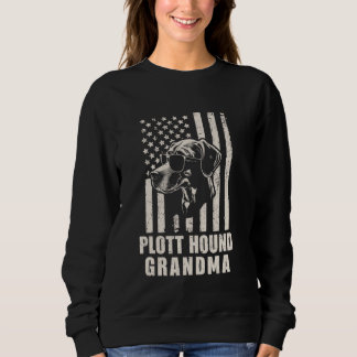 Sweatshirt Vintage Plott Hound Dog Grandma Cadeaux américains