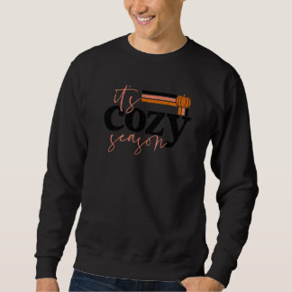Sweatshirt Vintage Pumpkin Fall It's Cozy Season Autumn Thank