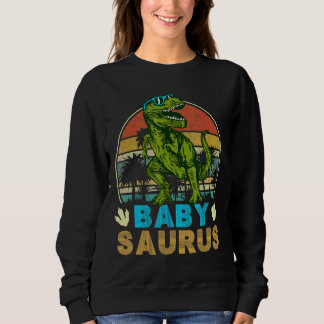 Sweatshirt Vintage rétro Babysaurus Dinosaur Trex