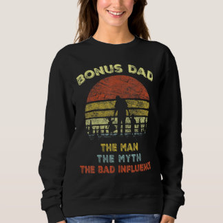 Sweatshirt Vintage Retro Bonus Papa L'Homme Le Mythe Le Mauva