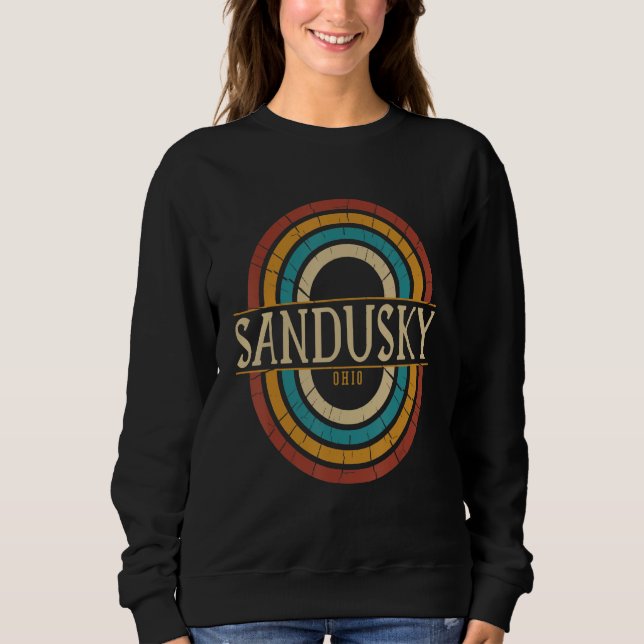 Sweatshirt Vintage Retro Sandusky Ohio OH Souvenirs (Devant)