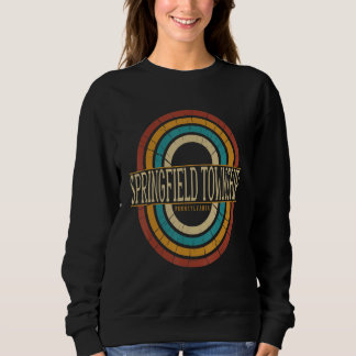 Sweatshirt Vintage Retro Springfield township Pennsylvania PA