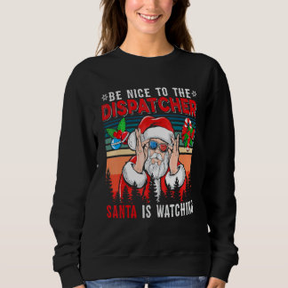 Sweatshirt Vintage Rétro Sympa avec le répartiteur Santa reg
