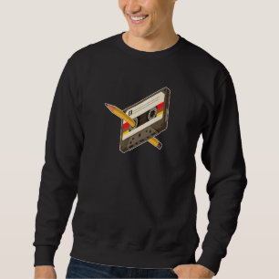 Sweatshirt Vintage Rewind Funny 80s 90s Cassette Cadeaux cray