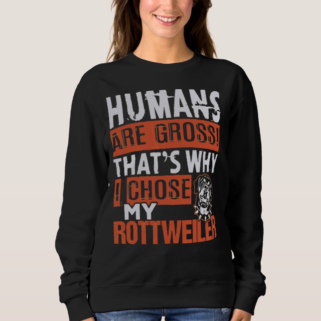 Sweatshirt Vintage Rottweiler génial (Devant)