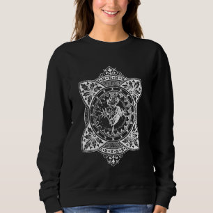 Sweatshirt Vintage Sacré Coeur de Jésus Symbole Traditionnel