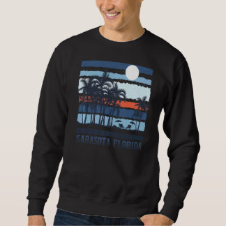 Sweatshirt Vintage Sarasota Floride Voyage d'été 80s Plage S