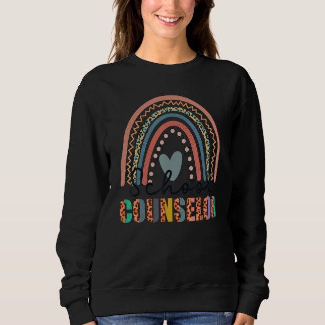 Sweatshirt Vintage School Guidance Counselor Appreciation Bac (Devant)