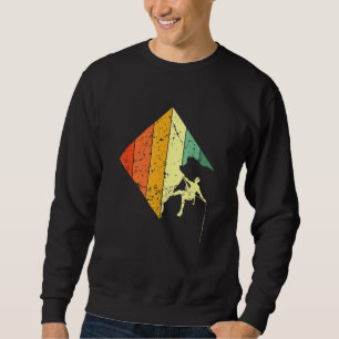Sweatshirt Vintage Style Rock Escalade Retro Bouldering Clima
