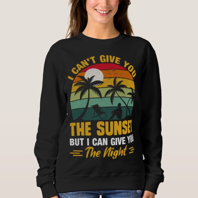 Sweatshirt Vintage Surfer Retro Surfing Beach Summer Vacation (Devant)