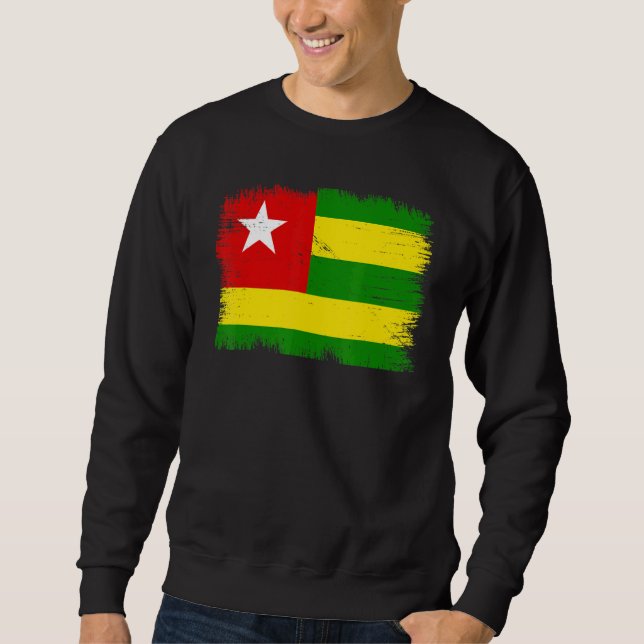 Sweatshirt Vintage Togo Flag Togolese Independence Day (Devant)