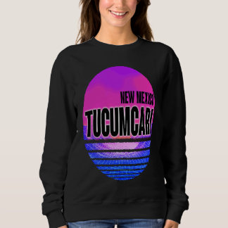 Sweatshirt Vintage Tucumcari Vaporwave New Mexico