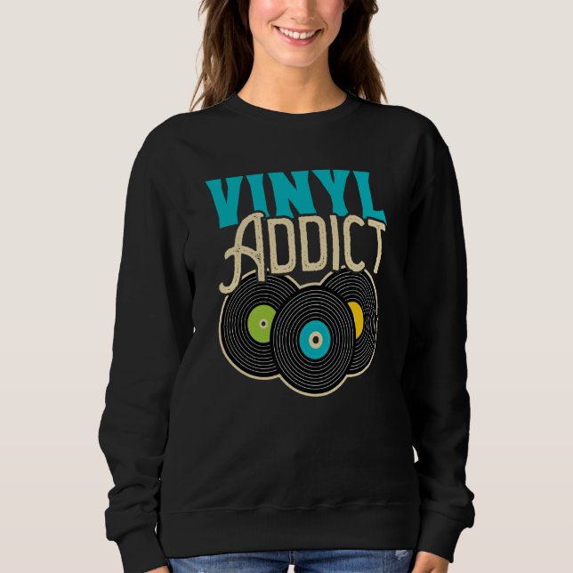Sweatshirt Vinyl Player Vinyl Record Player Music  1 (Devant)