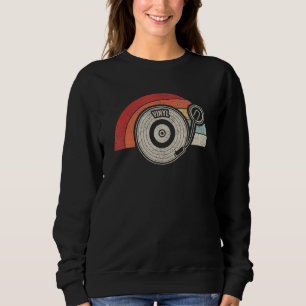 Sweatshirt Vinyls LP Record Vintage Retro Vinyl Record