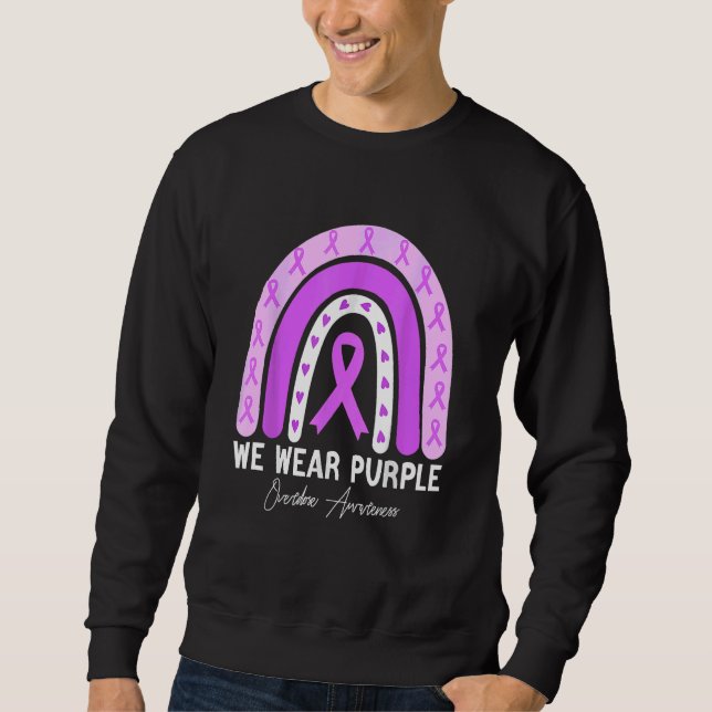 Sweatshirt Violet Ruban Tournesol Butterfly Overdose (Devant)