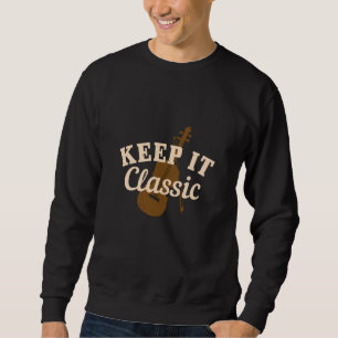 Sweatshirt Violon - Gardez-Le Classique