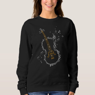 Sweatshirt Violon Notes musique violoniste instrument à corde