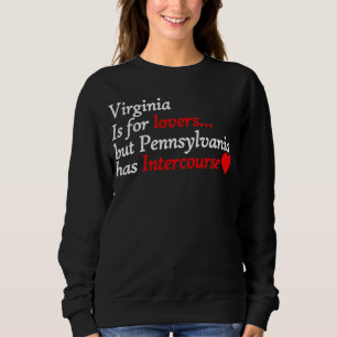 Sweatshirt Virginie Mais La Pennsylvanie A Un Cool Interactiq