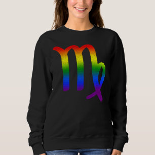Sweatshirt Virgo Lgbt Symbole Zodiaque Lgbt Rainbow Pride Gay