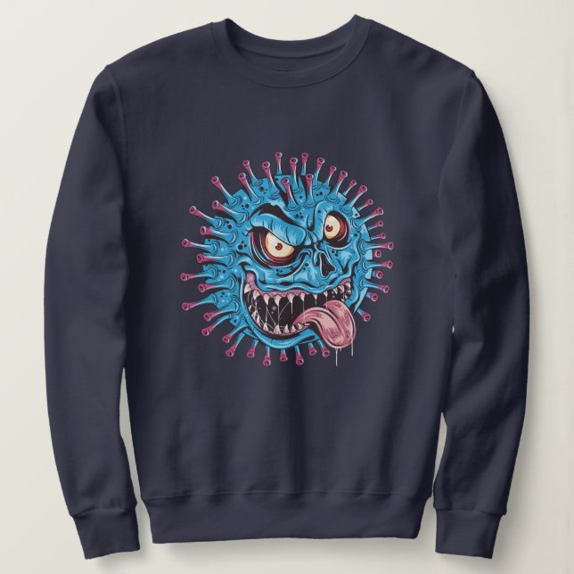 Sweatshirt Virus du mal (Design devant)
