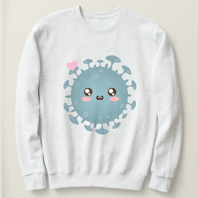 Sweatshirt Virus mûr (Design devant)