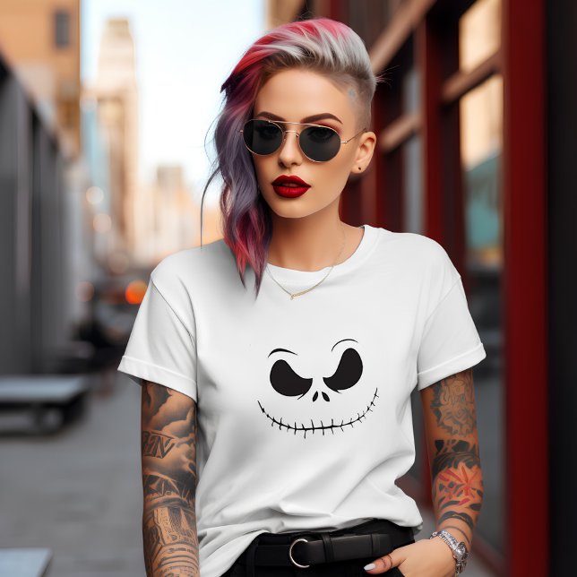 Sweatshirt Visage de squelette amusant et effrayant (Créateur téléchargé)