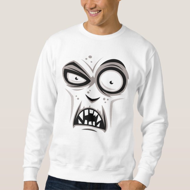 Sweatshirt Visage de Vampire Nosferatu (Devant)