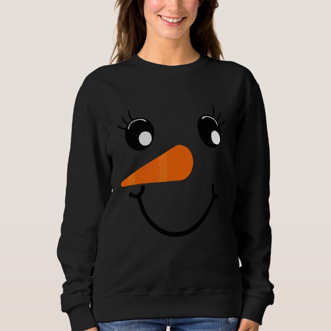 Sweatshirt Visage d'épouvantail mignon Saison Automne (Devant)