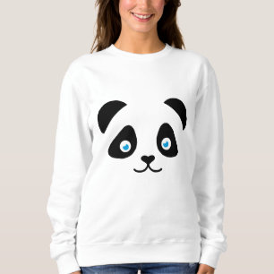Sweatshirt visage d'ours panda