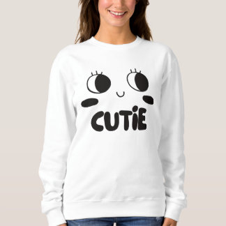 Sweatshirt visage mignon