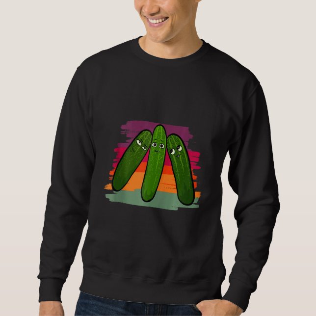 Sweatshirt Visages amusants de chiche (Devant)