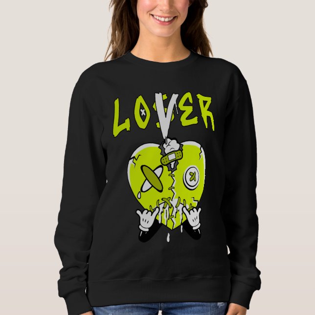 Sweatshirt Visionnaire Volt 1s OG Heart Dripping Correspondan (Devant)