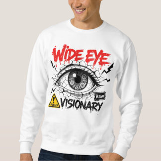 Sweatshirt Visionnaire Wide Eye Vêtements de Rue Graphique Br