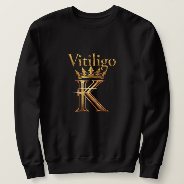 Sweatshirt Vitiligo King (Design devant)