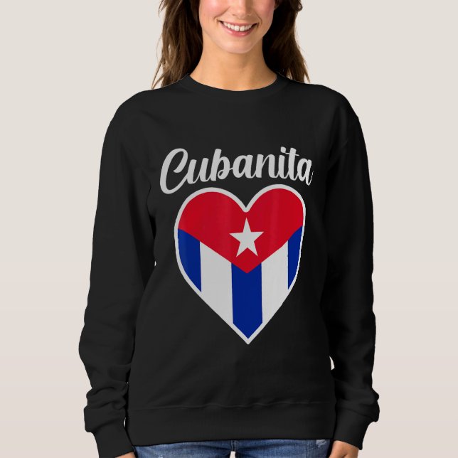 Sweatshirt Viva Cuba Libre Cubanita (Devant)