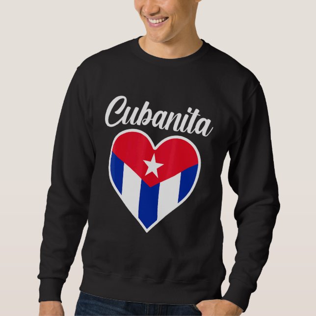 Sweatshirt Viva Cuba Libre Cubanita (Devant)