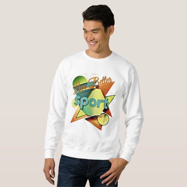 Sweatshirt Vivre mieux (Devant entier)